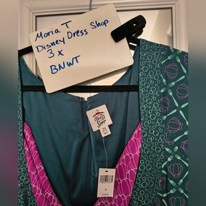 Disney Dress Shop Ariel Fit And Flare Dress 3x BNWT - The Little Mermaid